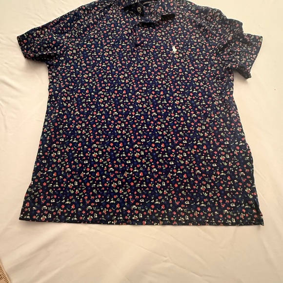 Polo Ralph Lauren Other - Ralph Lauren Multicolored Floral Short Sleeve Polo Mens L. Button Up. Great Cond